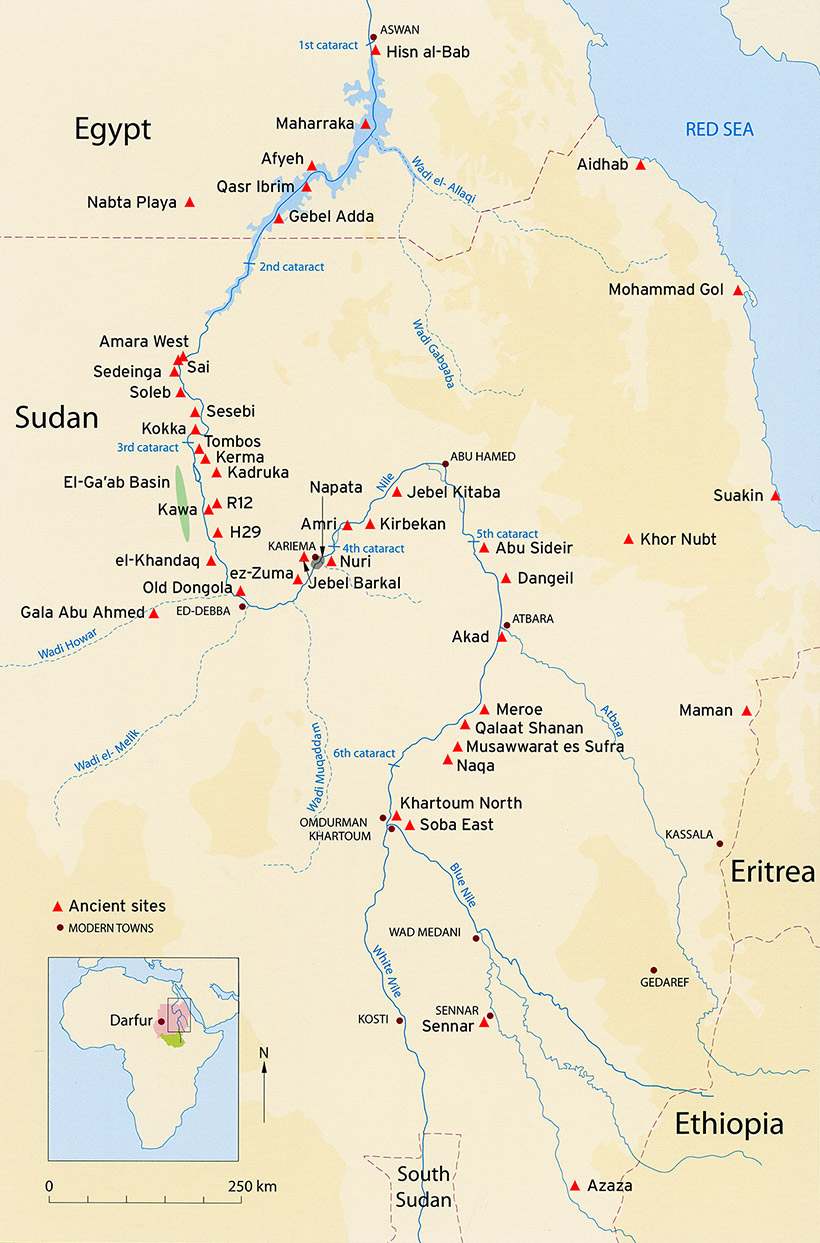 Map of Sudan