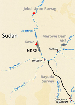 Map - Northern Dongola Reach