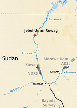 Map - Jebel Umm Rowag